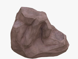 cartoon rock Modelo 3D
