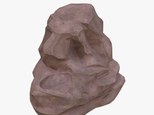 cartoon rock Modelo 3D