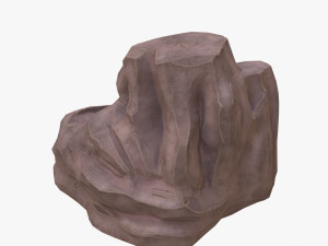 cartoon rock Modelo 3D