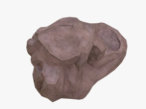 cartoon rock Modelo 3D