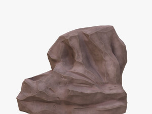 cartoon rock Modelo 3D