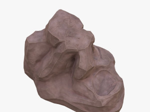 cartoon rock Modelo 3D