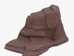 cartoon stone 3D Model