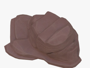 cartoon stone 3D Model