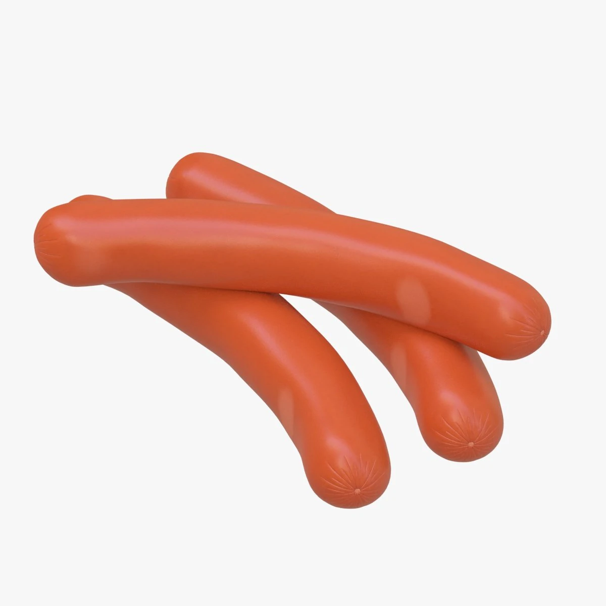 sausage 3D Model .c4d .max .obj .3ds .fbx .stl .blend 