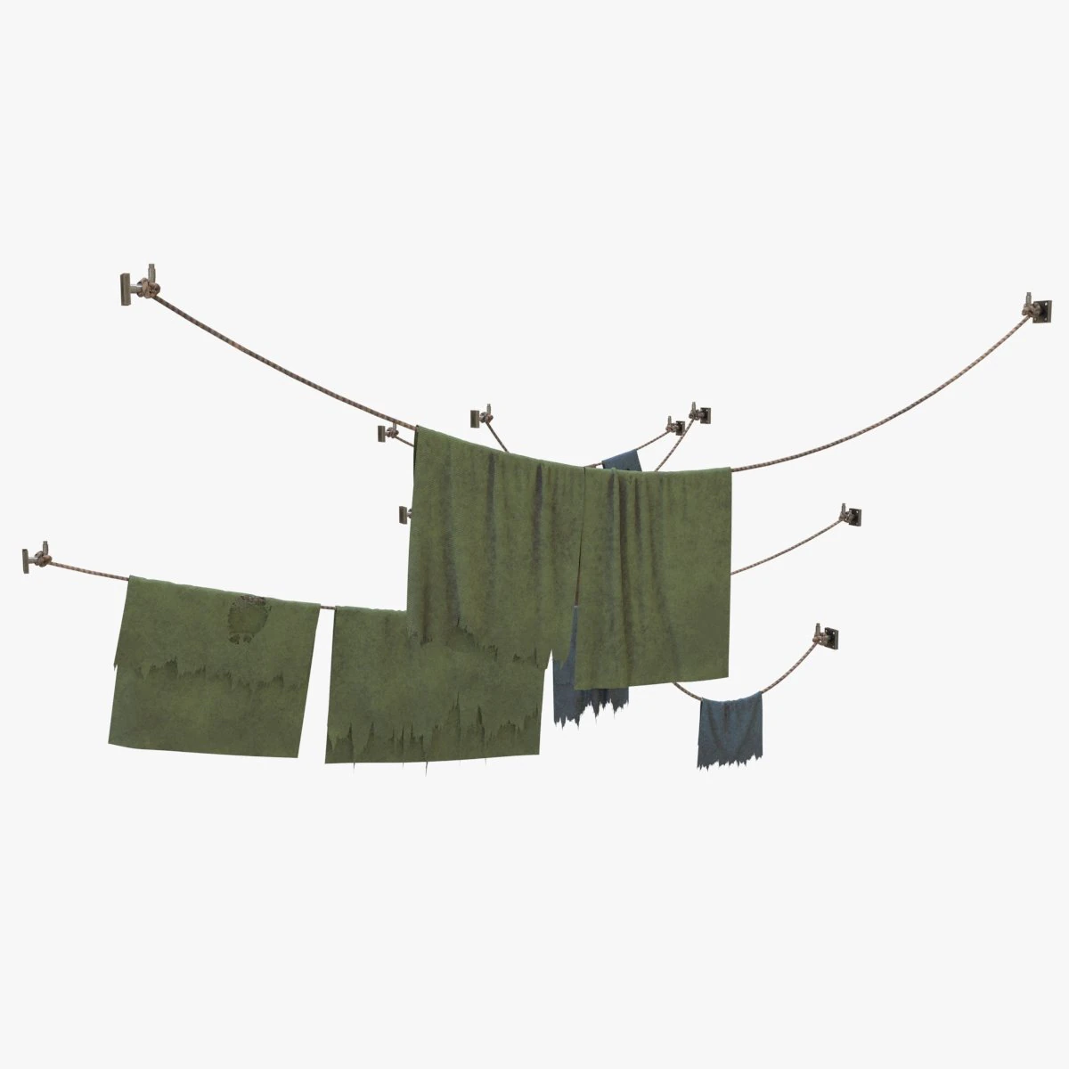 cloth dirty 3D Model .c4d .max .obj .3ds .fbx .stl .blend 