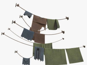 cloth dirty 3D Модель