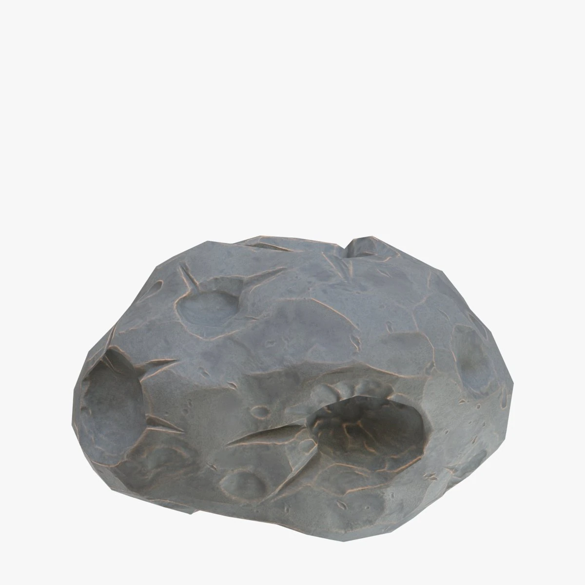 cartoon asteroid 3D Model .c4d .max .obj .3ds .fbx .stl .blend 
