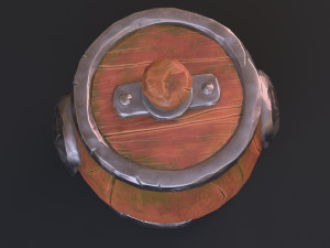 skull barrel 3D Model