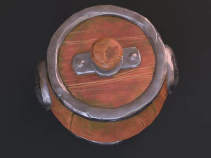 skull barrel 3D Model