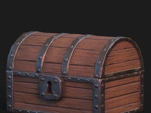 fantasy chest 3D 模型