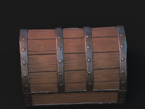 fantasy chest 3D 模型