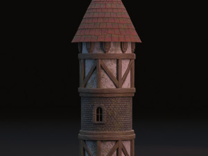 medieval tower 3D Model