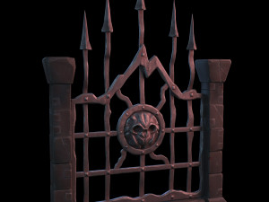 fantasy gate Modelo 3D