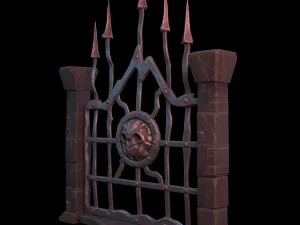 fantasy gate 3D Model