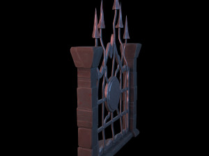 fantasy gate 3D मॉडल