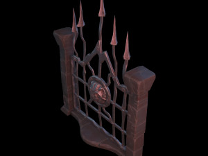 fantasy gate 3D मॉडल