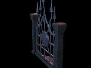 fantasy gate 3D मॉडल