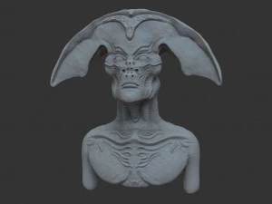 nlo bust 3D Model
