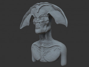 nlo bust 3D-Modell