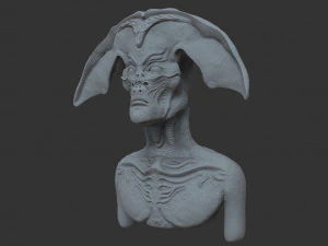 nlo bust 3D Model