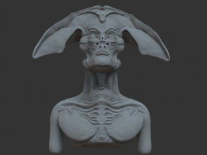 nlo bust 3D Model