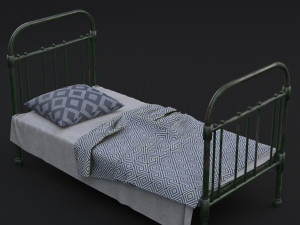 old bed 3D Model