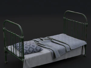 old bed 3D Model