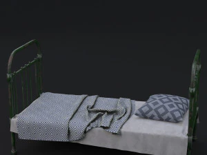 old bed 3D Model