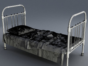 old bed 3D 모델