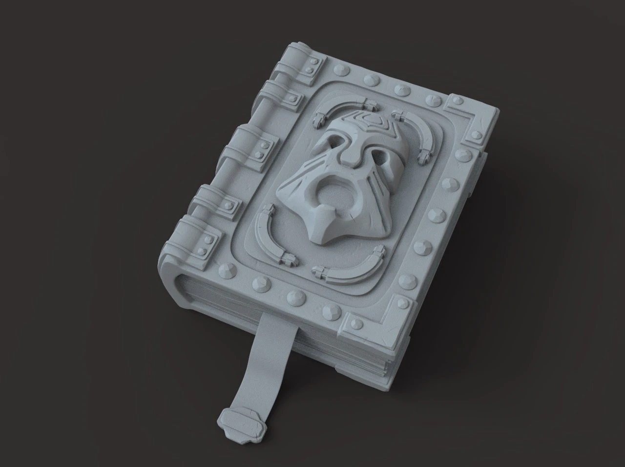 fantasy book 3D Model .c4d .max .obj .3ds .fbx .stl .blend 