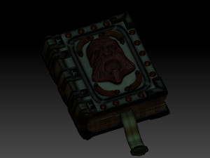 fantasy book 3D-Modell