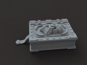 fantasy book 3D-Modell