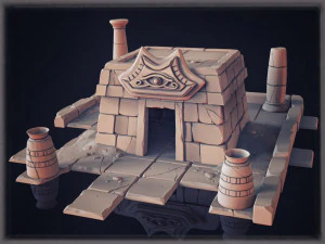 temple high poly 3D Model