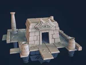 temple high poly 3D Model