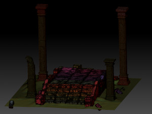 old ruin 3D 모델