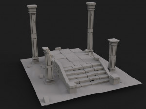 old ruin 3D 모델