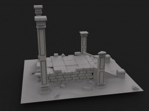 old ruin 3D 모델