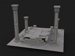old ruin 3D 모델