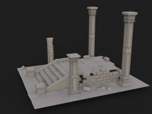 old ruin 3D 모델