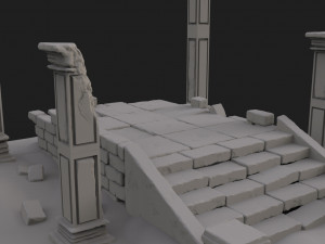 old ruin 3D 모델