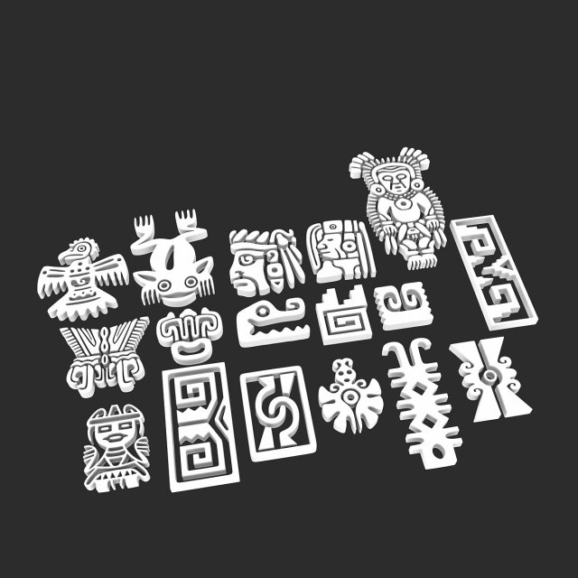 maya ornament 3D Модель .c4d .max .obj .3ds .fbx .stl .blend 