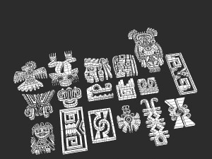 maya ornament 3D Модель