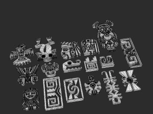 maya ornament 3D Model