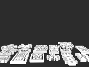 maya ornament 3D Модель