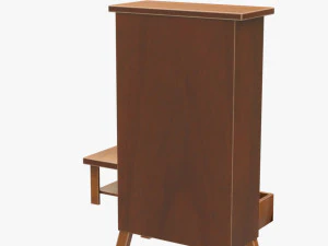 cupboard and table 3D Model