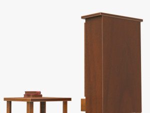 cupboard and table Model 3D