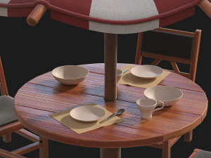 table 3D Model
