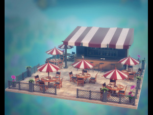 bar Modèle 3D