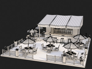 bar 3D 模型